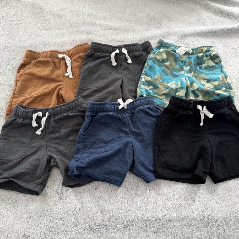Cat & Jack Kids Shorts Set - Brown, Gray, Blue, Black, Camo